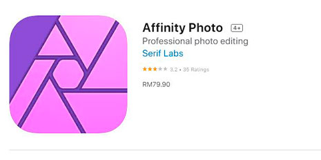 Affinity photos for Apple users