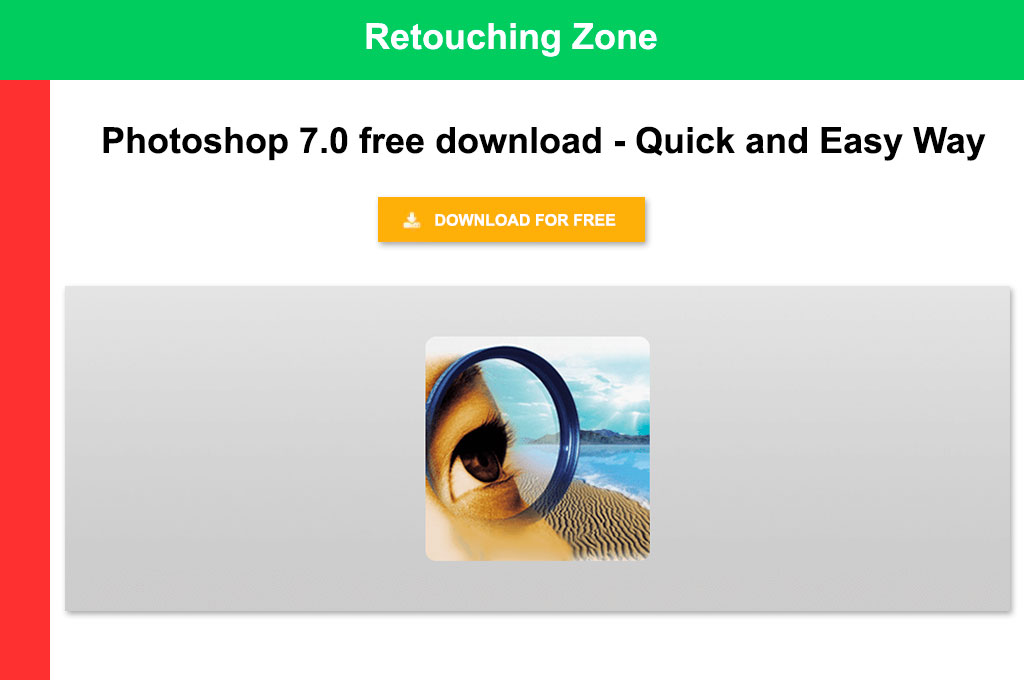 Photoshop 7.0 free download