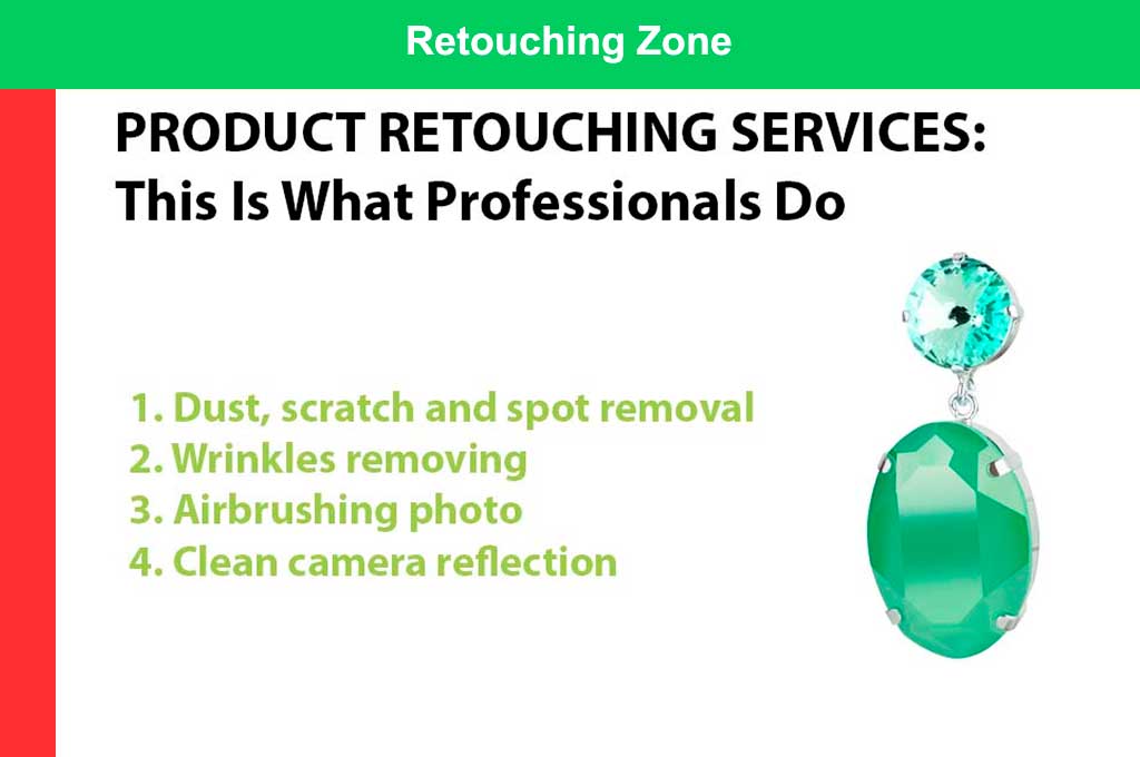 Product photo retouching services
