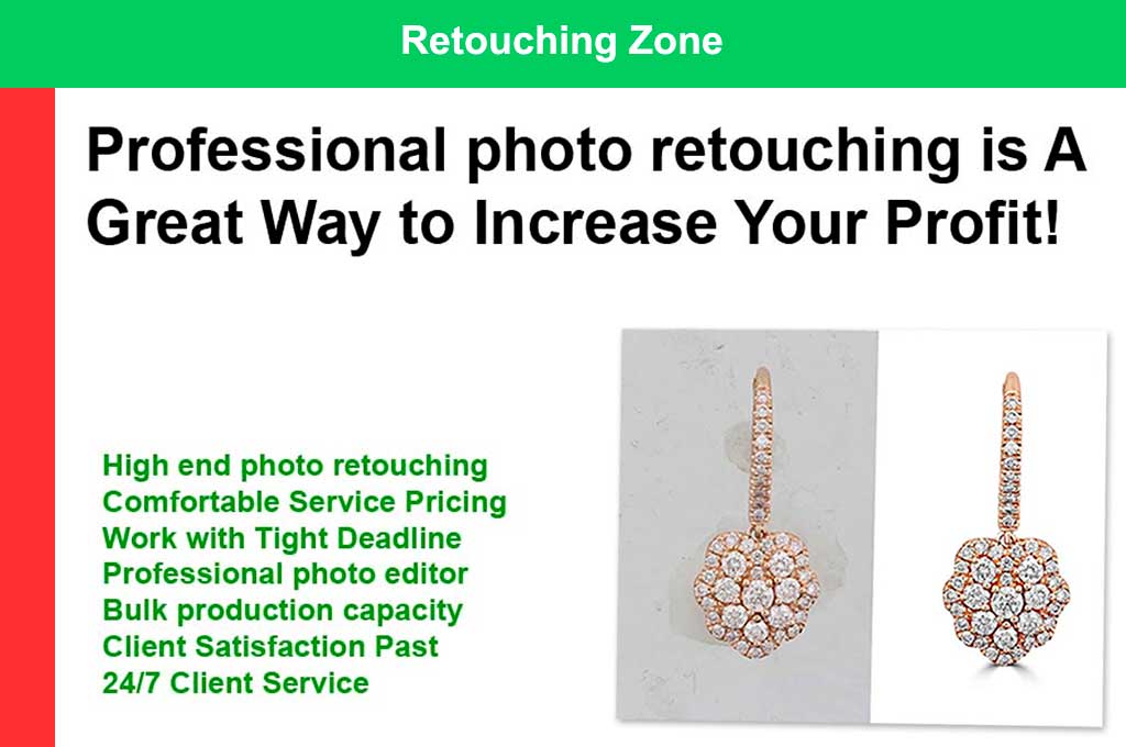 Professional photo retouching