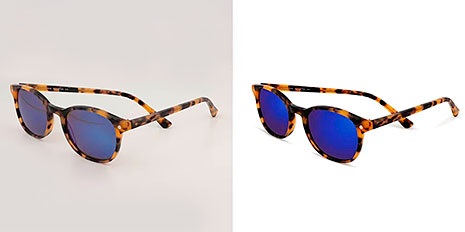 sunglass photo editing services