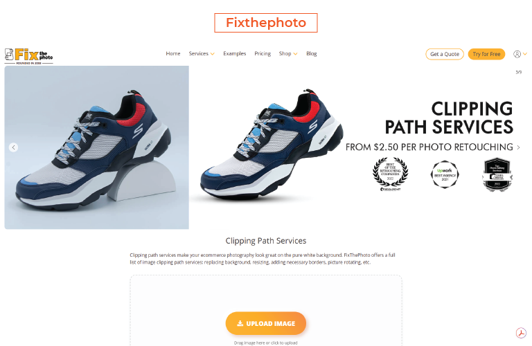 Top 5 Clipping Path Service Providers in USA 02. Fixthephoto