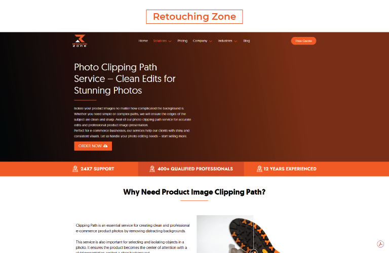 Top 5 Clipping Path Service Providers in USA Retouching Zone