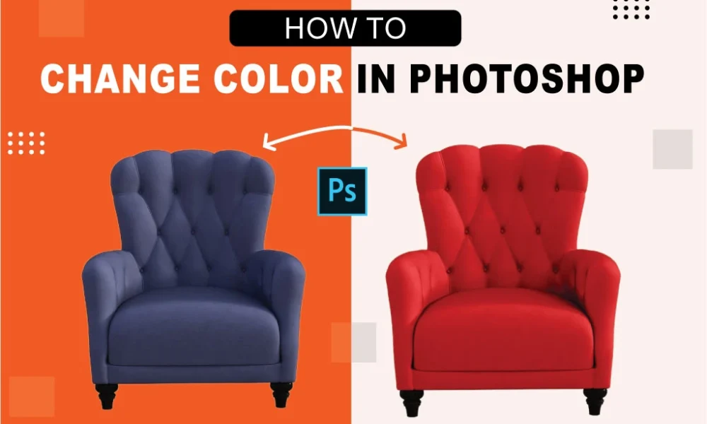 how to change color in photoshop | retouching zone, product photo editing service