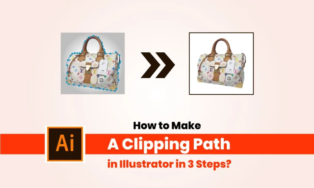 how to make a clipping path in illustrator | retouching zone, product photo editing service