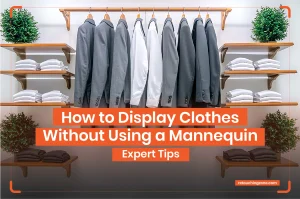 how to display clothes without a mannequin