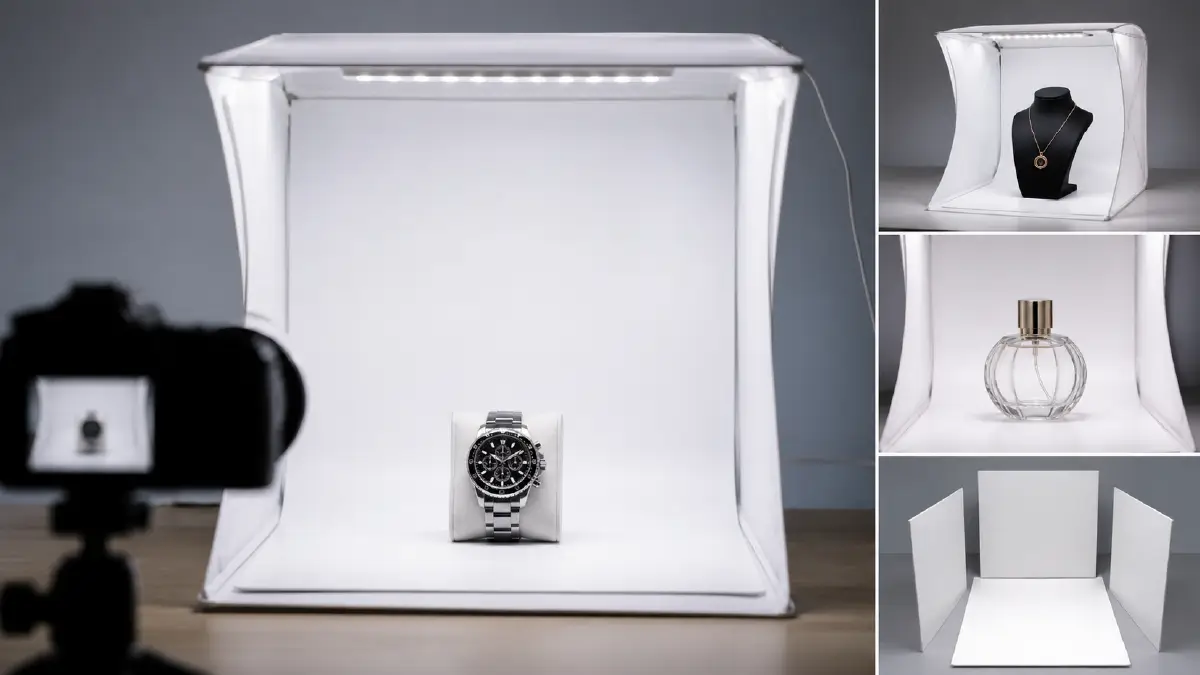 A Complete Guide to E-Commerce Product Photography (2026): Tips, Equipment & Editing Light Tent (Lightbox)