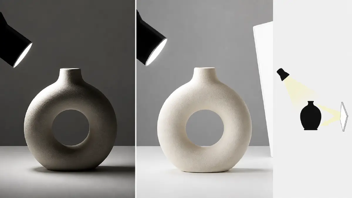 A Complete Guide to E-Commerce Product Photography (2026): Tips, Equipment & Editing Use Fill Light to Eliminate Harsh Shadows