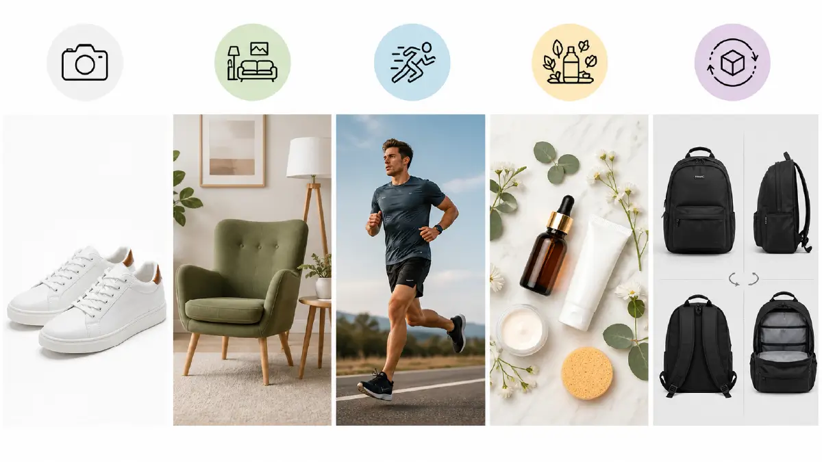 A Complete Guide to E-Commerce Product Photography (2026): Tips, Equipment & Editing Choose the Right Photography Style for Each Product