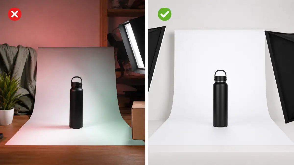 A Complete Guide to E-Commerce Product Photography (2026): Tips, Equipment & Editing Keep Your Shooting Space Clean and Controlled
