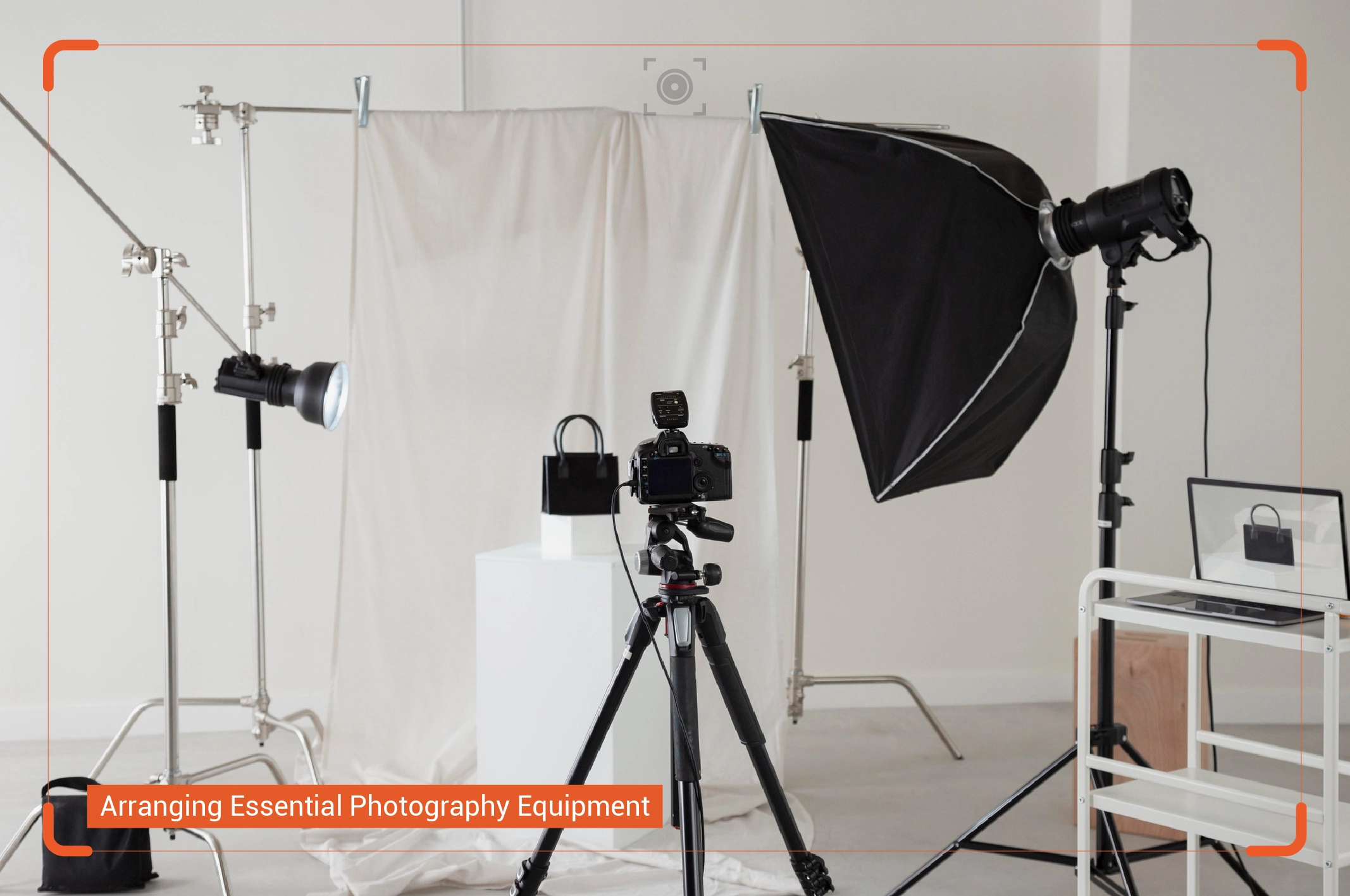 Arranging Essential Photography Equipment