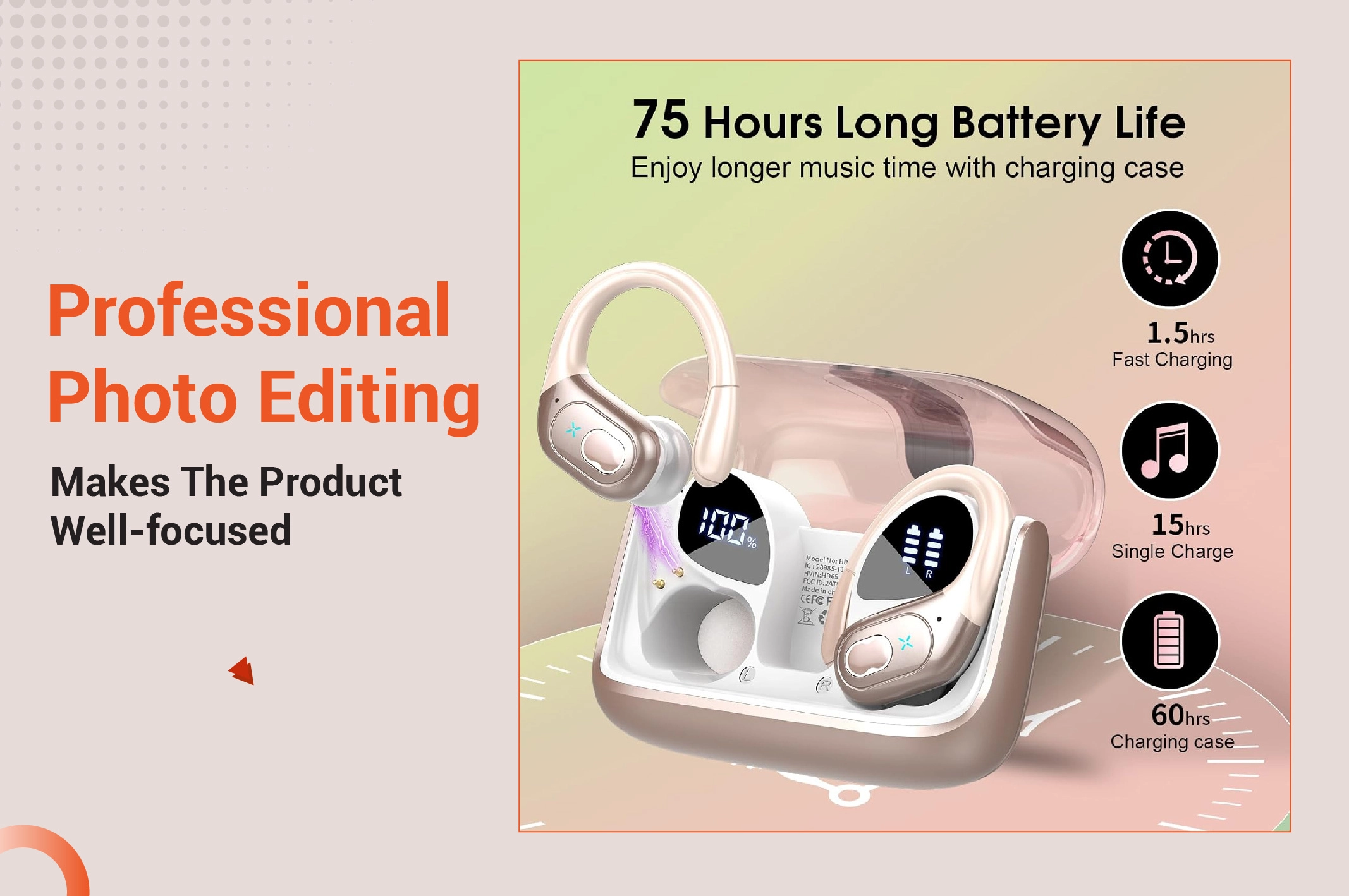 Grab Customers' Attention and Create Interest, retouching zone