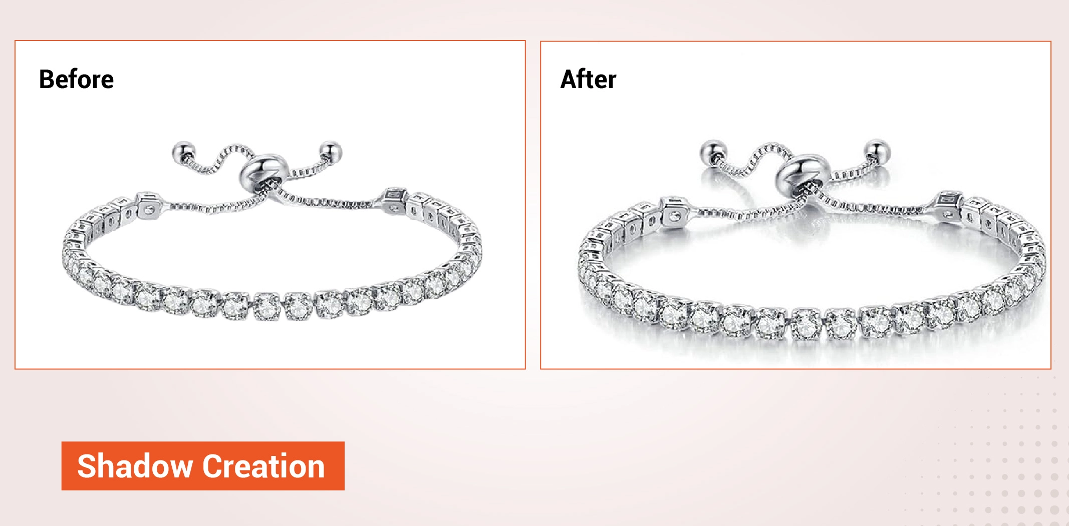 Shadow Creation by E-commerce Photo Retouching