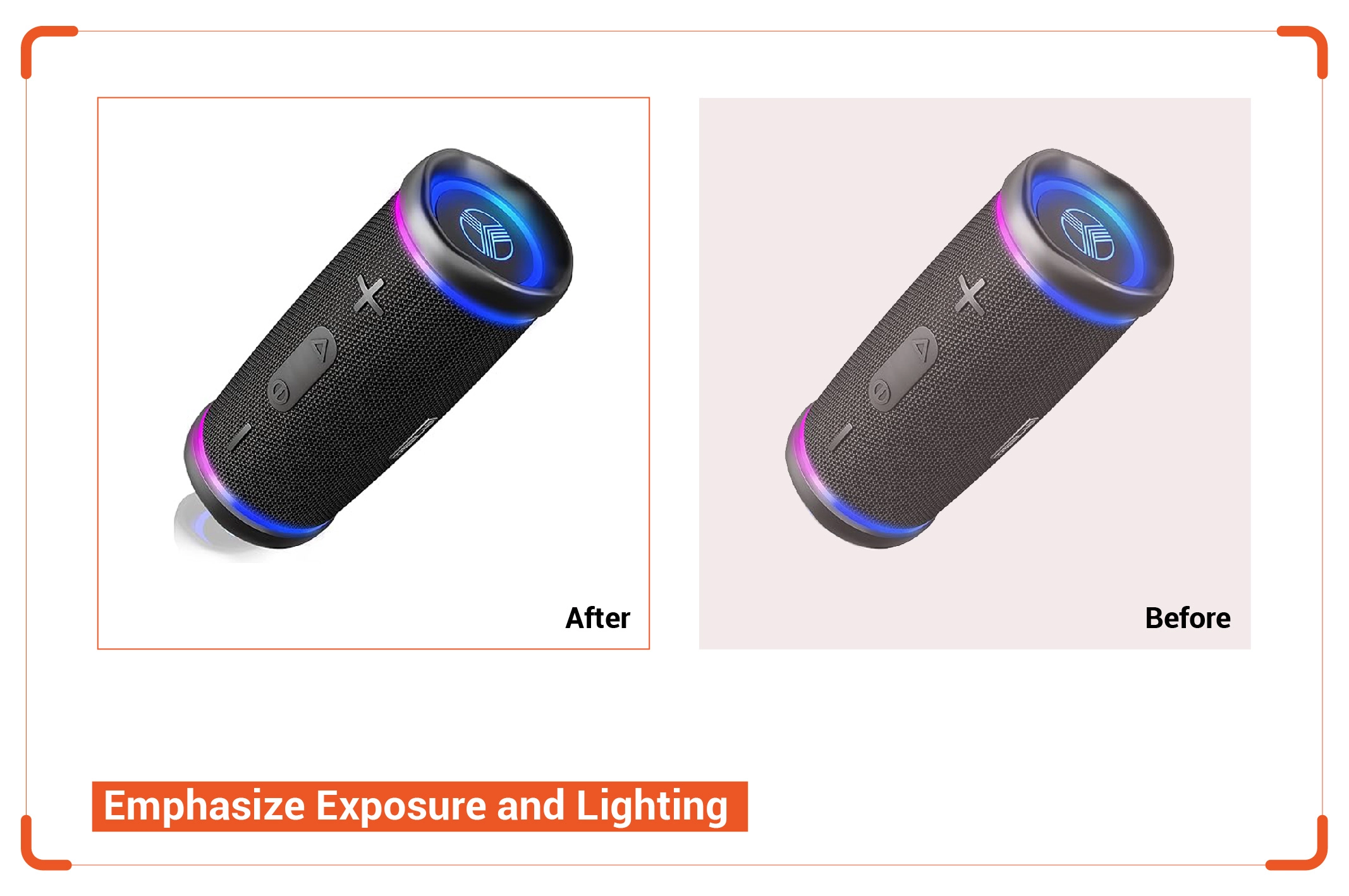 Emphasize Exposure and Lighting by E-commerce Photo Retouching