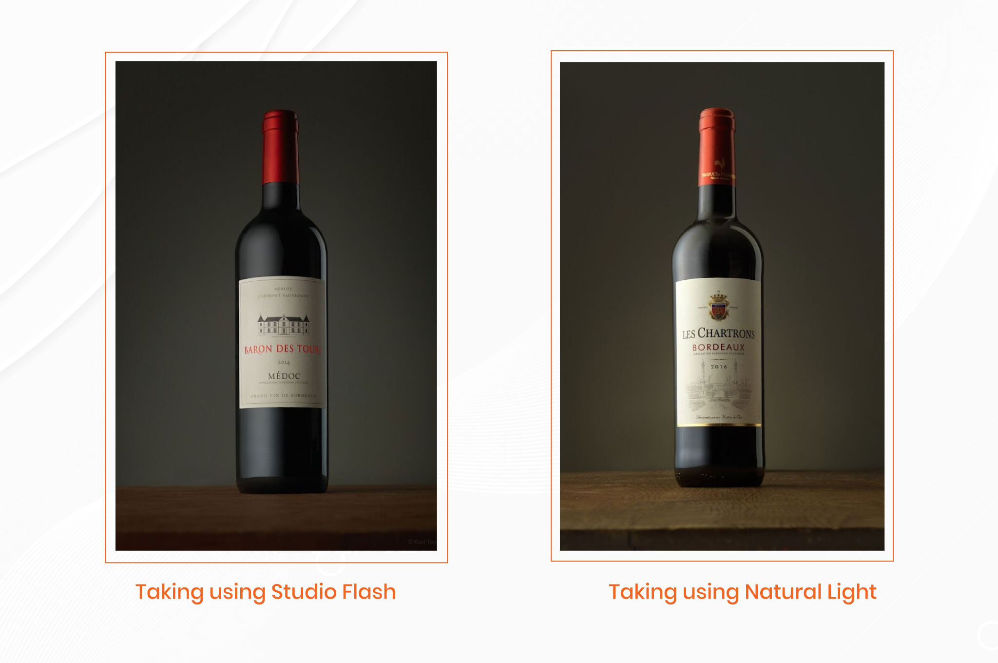 Same Item with Different Lighting | retouching zone, product photo editing service