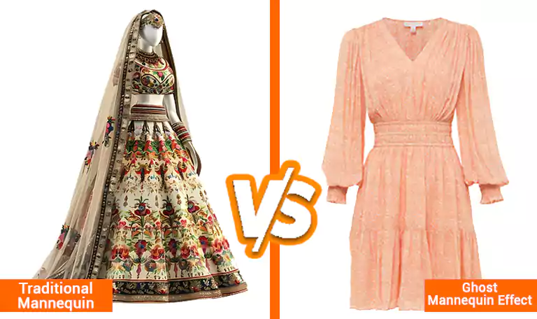 Ghost Manniquine vs Traditional Mannequin 