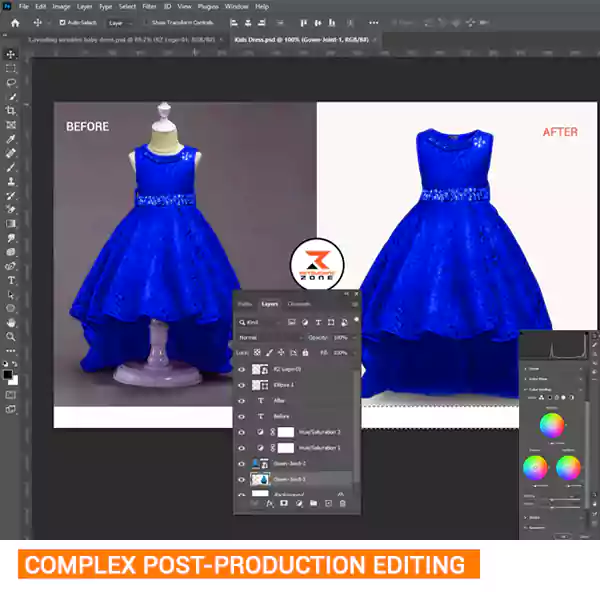 Complex Post-Production Editing