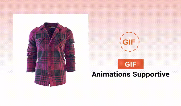 Product Image file formats for ecommerce websites GIF – Animations Supportive