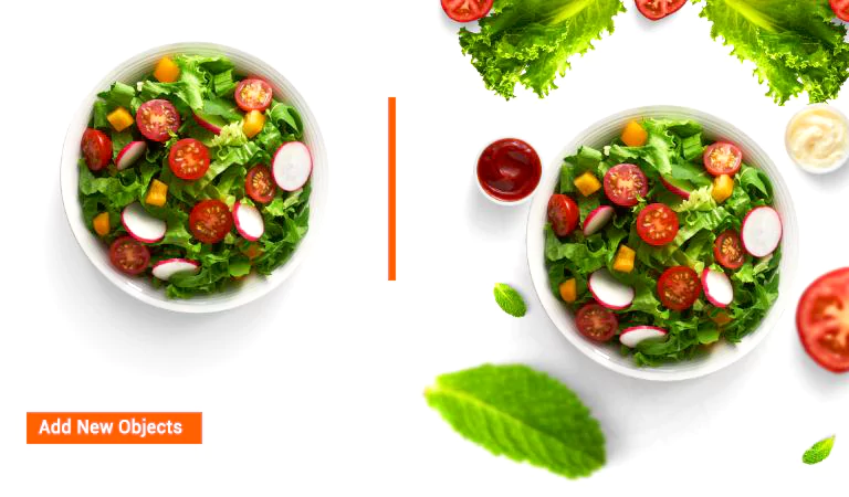 Food Photography Editing Tips: Making Products Look Irresistibly Delicious Add New Objects