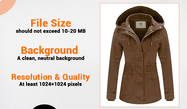 Ghost Mannequin Product image size Requirements by platform File Size Limits and Compression