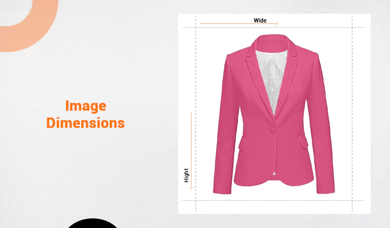 Ghost Mannequin Product image size Requirements by platform Image Dimensions