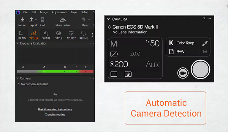 Automatic Camera Detection