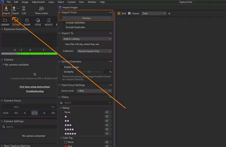 Import and Organize Photos