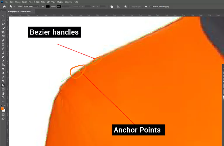 Tricks and Tips While Clipping Path on Images Minimum Anchor Points