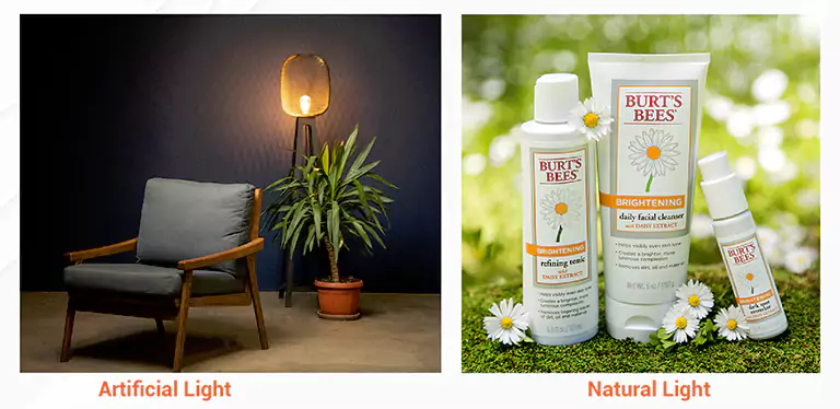 Natural vs. Artificial Light