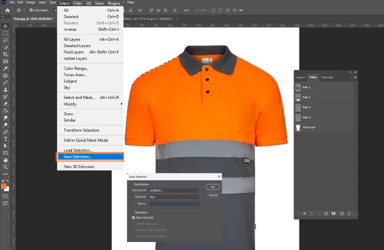 Tricks and Tips While Clipping Path on Images Save Complex Selections as Channels