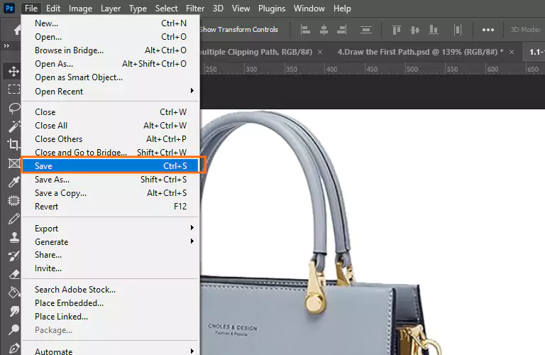 Activate the Clipping Path