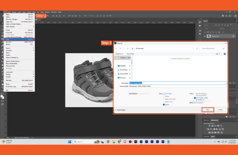 Desaturate Adjustment Method 2