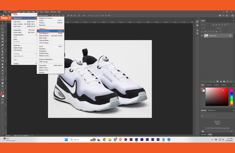 Hue/Saturation Adjustment Method