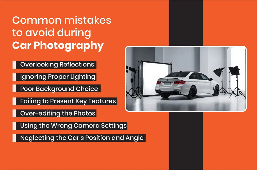 Common mistakes to avoid during car photography