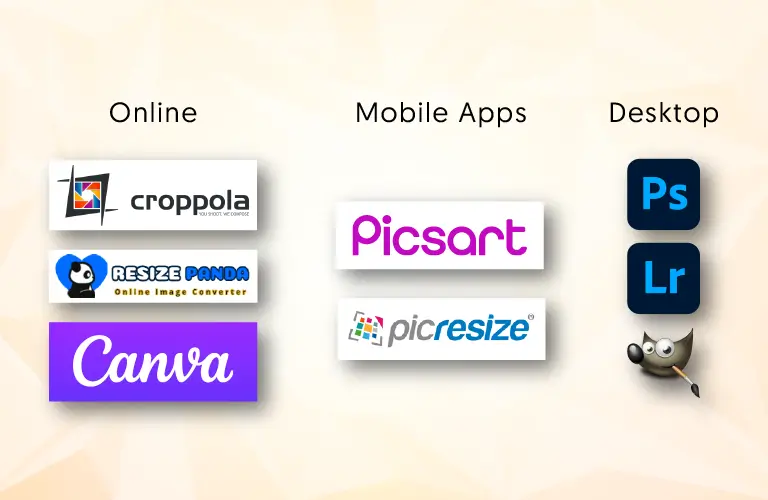 Tools & Software To Resize 4x4 Photo 