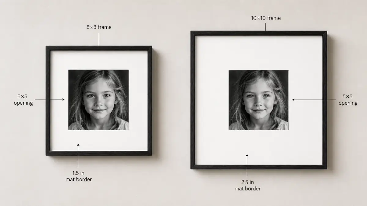 How Big is a 5x5 Photo Size: A Comprehensive Guide to Resolution, Size, Uses, and Edits Option 2: Float It in an 8×8 Frame with a Custom Mat