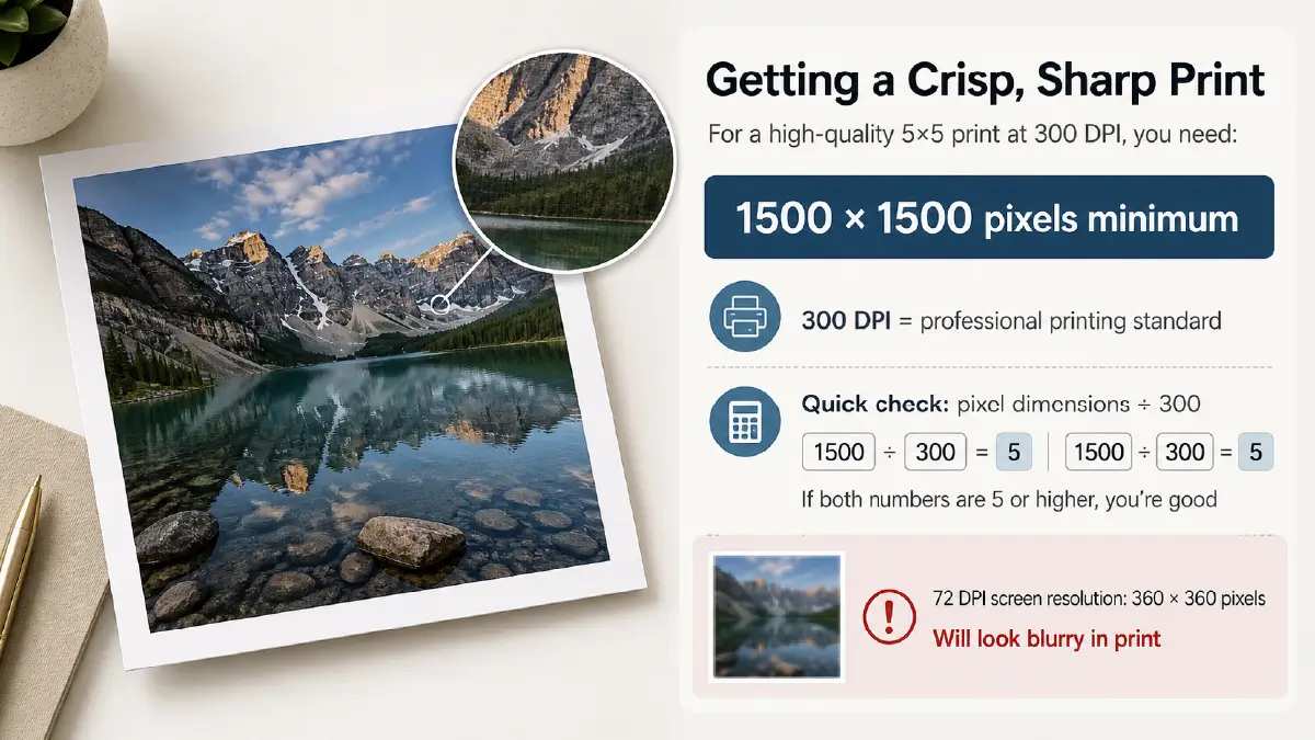 How Big is a 5x5 Photo Size: A Comprehensive Guide to Resolution, Size, Uses, and Edits Resolution: Getting a Crisp, Sharp Print