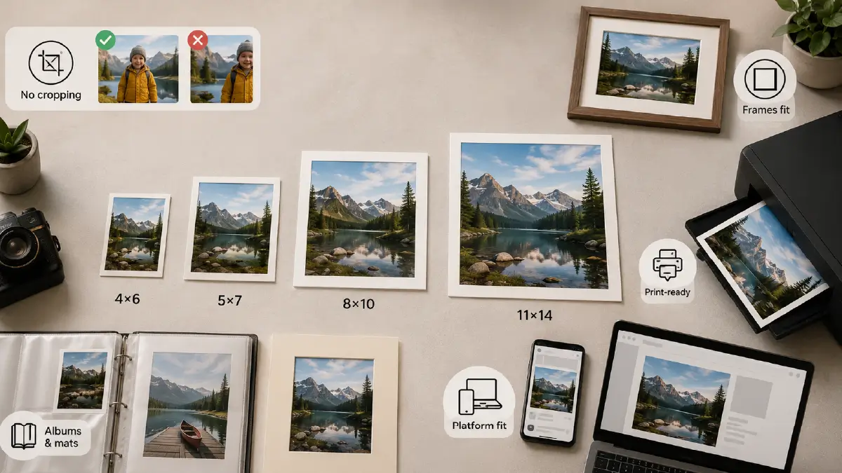 Standard Photo Sizes: The Complete Guide for Print, Digital, Framing & E-Commerce (2026) Why Standard Photo Sizes Actually Matter