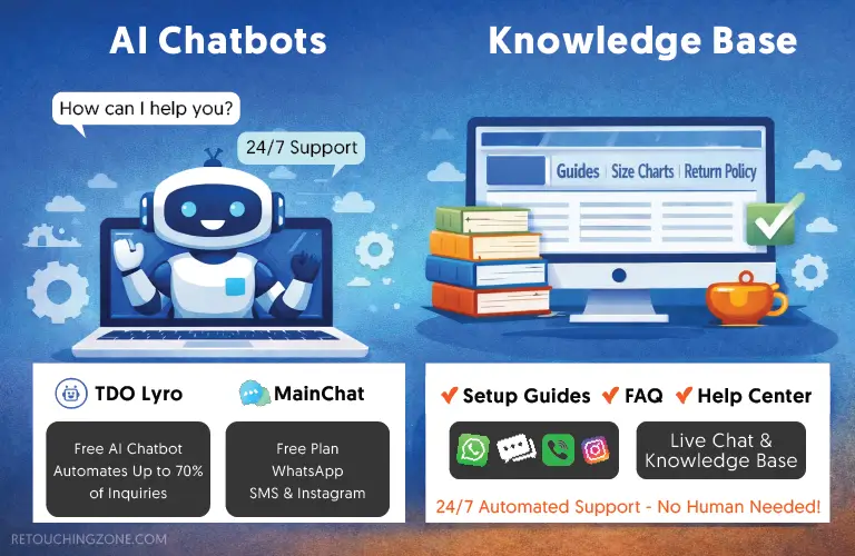 How to Start an Ecommerce Business Without Money in 2026: From $0 to First Sale Step 7: Automate Customer Service