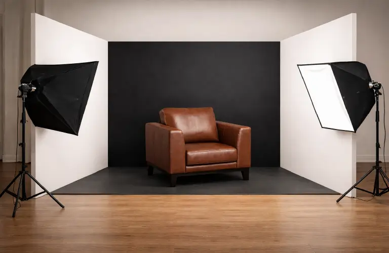 Color Correction for Furniture Photography: Expert Tips for Accurate Colors Creating a non-reflective environment