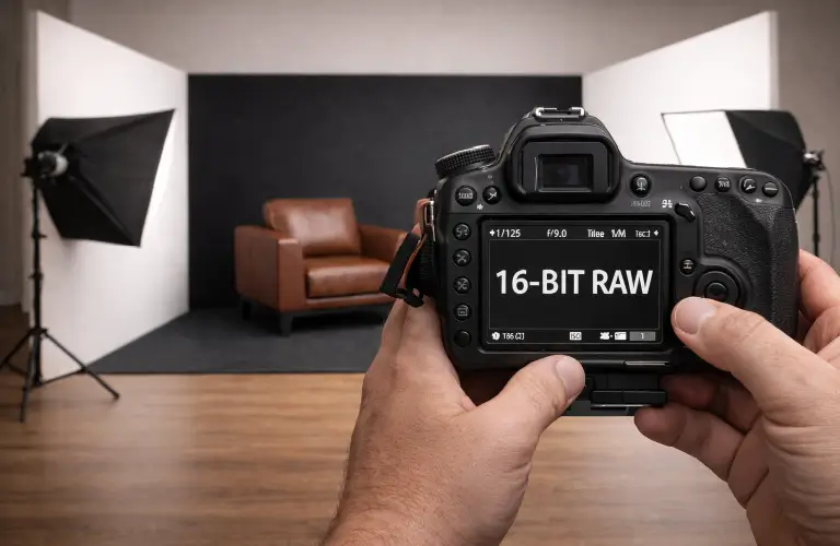 Color Correction for Furniture Photography: Expert Tips for Accurate Colors Set the capturing mode to 16-bit RAW