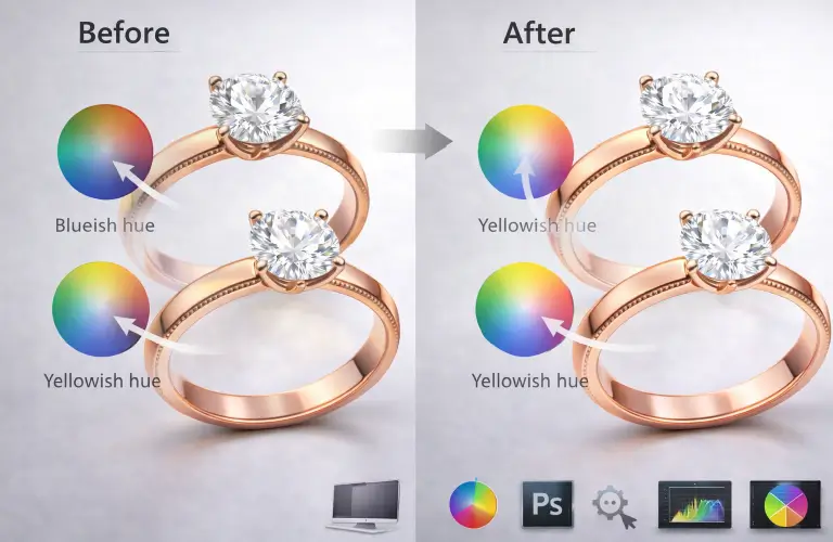 How Jewelry Photo Editing Services Increase Conversions for Online Stores Bringing out the best and truest colors