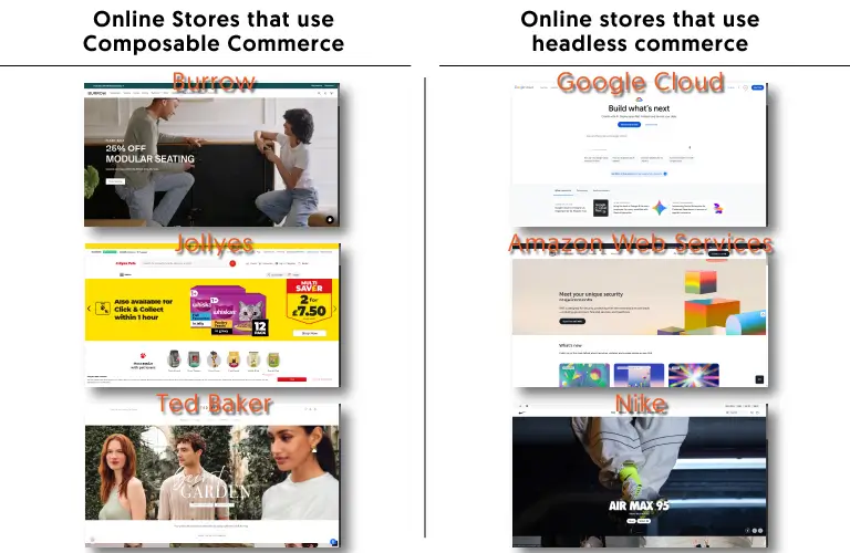 Composable Commerce vs Headless Ecommerce: Which to Choose for Your Online Store in 2026 Real World Examples of Composable and Headless Ecommerce