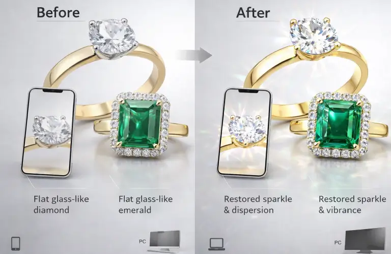 How Jewelry Photo Editing Services Increase Conversions for Online Stores Turning the shining into a unique selling point, not a detractor
