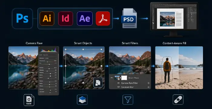 History of Adobe Photoshop (1987–2026): Timeline, Versions & Evolution The Creative Suite (CS) Era (2003–2012): Integration, RAW, and Smart Workflows