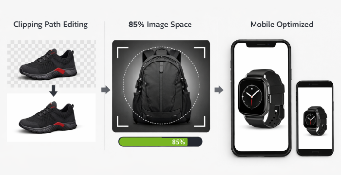 How Professional Photo Editing Boosts Amazon Conversions by 40% Product-centric Image and Mobile-first Approach