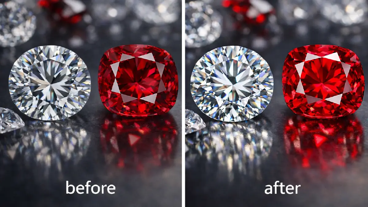 Complete Guide to Jewelry Retouching: Diamonds, Golds and Gemstones Techniques Retouching for Lab-Grown Diamonds and Special Gemstones