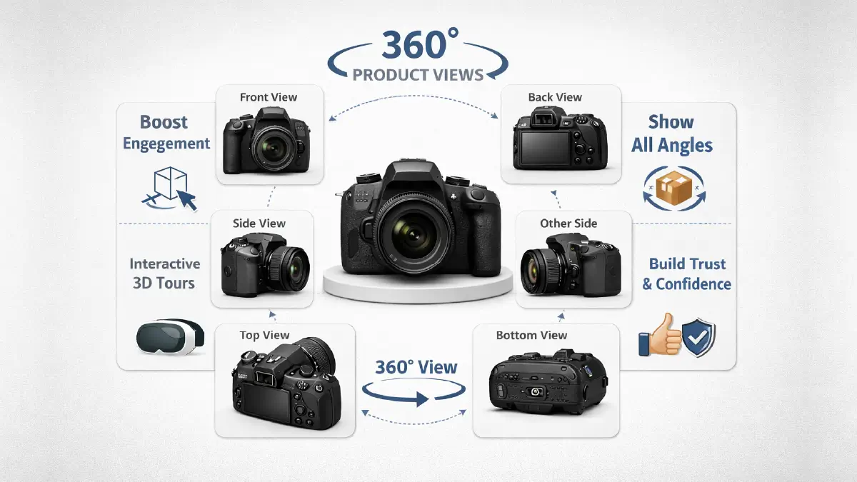 Best Practices for Amazon Product Photography & Editing in 2026 Show your product from every angle