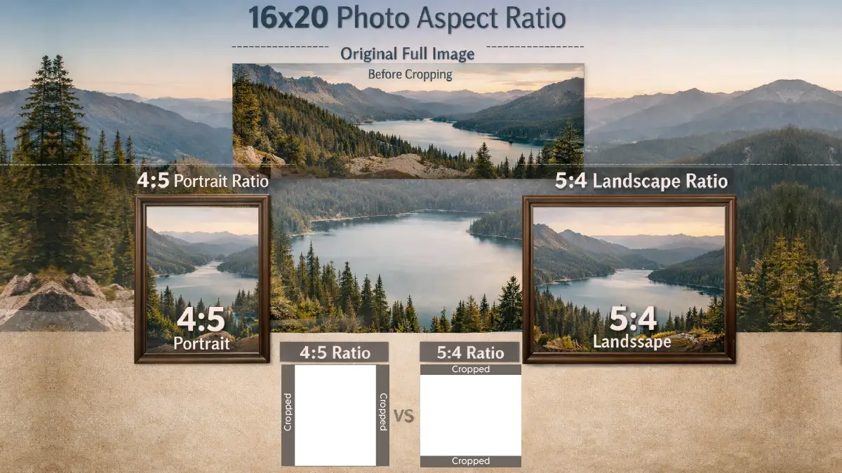 How Big Is a 16x20 Photo: Size, Resolution, Frame, and Shipping What Is the Aspect Ratio of a 16x20 Size Photo?