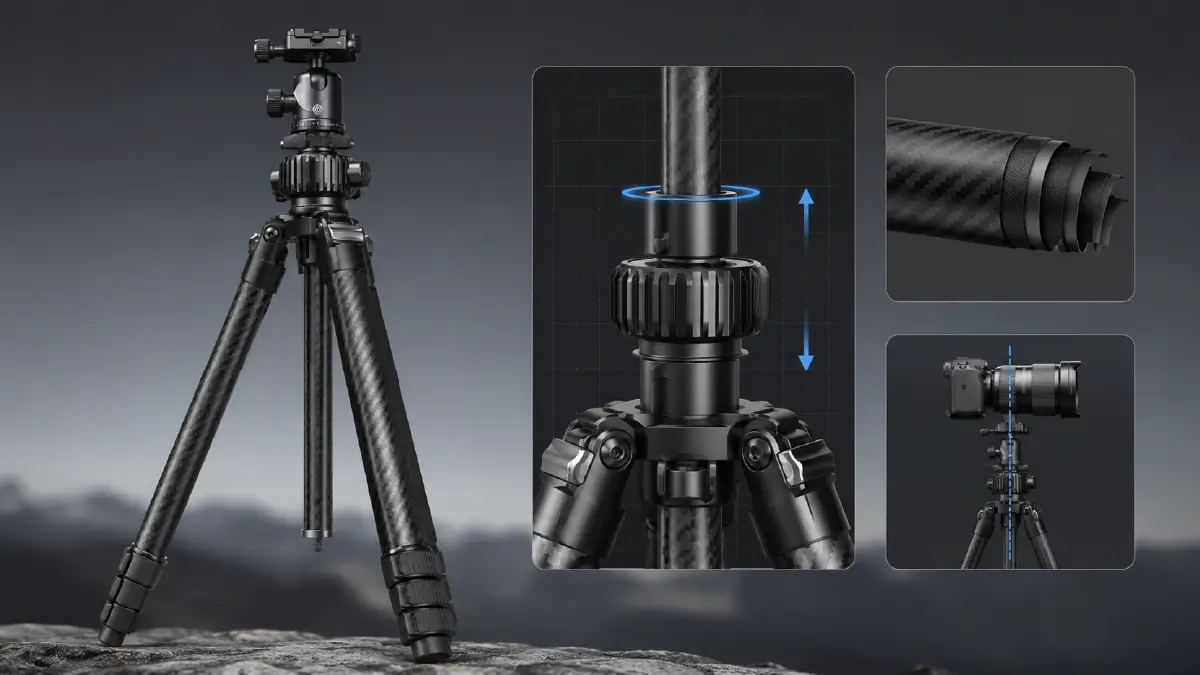 How to Choose the Best Jewelry Photography Equipment in 2026 Carbon Fiber Tripod